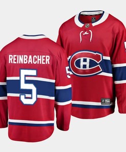 David Reinbacher #5 Montreal Canadiens 2023 NHL Draft Home Men Jersey - Red