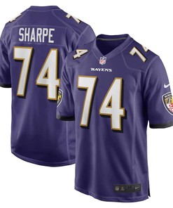 David Sharpe Baltimore Ravens Game Player Jersey - Purple