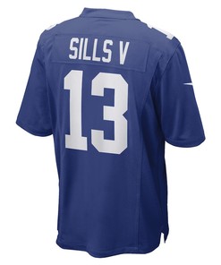 David Sills V New York Giants Game Player Jersey - Royal