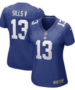 David Sills V New York Giants Women's Game Player Jersey - Royal