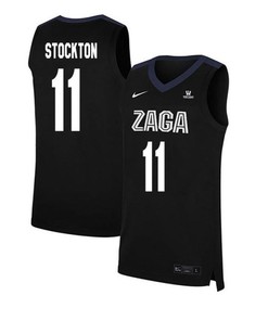 David Stockton 11 Gonzaga Bulldogs Elite Basketball Men Jersey - Black
