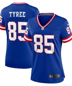 David Tyree New York Giants Womens Classic Retired Player Game Jersey - Royal Nfl