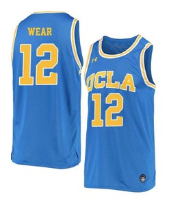 David Wear 12 UCLA Bruins Retro Elite Basketball Men Jersey - Blue