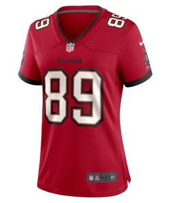 David Wells 89 Tampa Bay Buccaneers Women's Home Game Player Jersey - Red