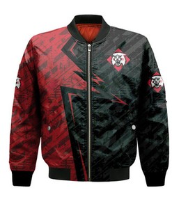 Davidson Wildcats Bomber Abstract Pattern Sport- NCAA
