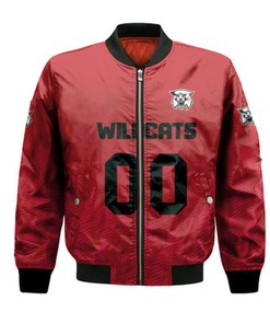Davidson Wildcats Bomber Jacket Logo Sport Ombre  - NCAA