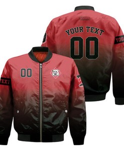 Davidson Wildcats Fadded Bomber Jacket - NCAA