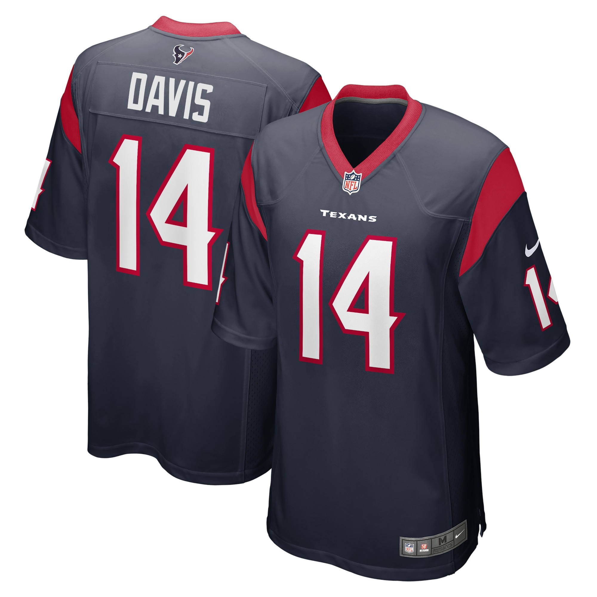 Davion Davis Houston Texans Game Jersey - Navy Nfl