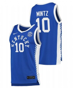 Davion Mintz 10 Kentucky Wildcats 2023 College Basketball Men Jersey - Royal
