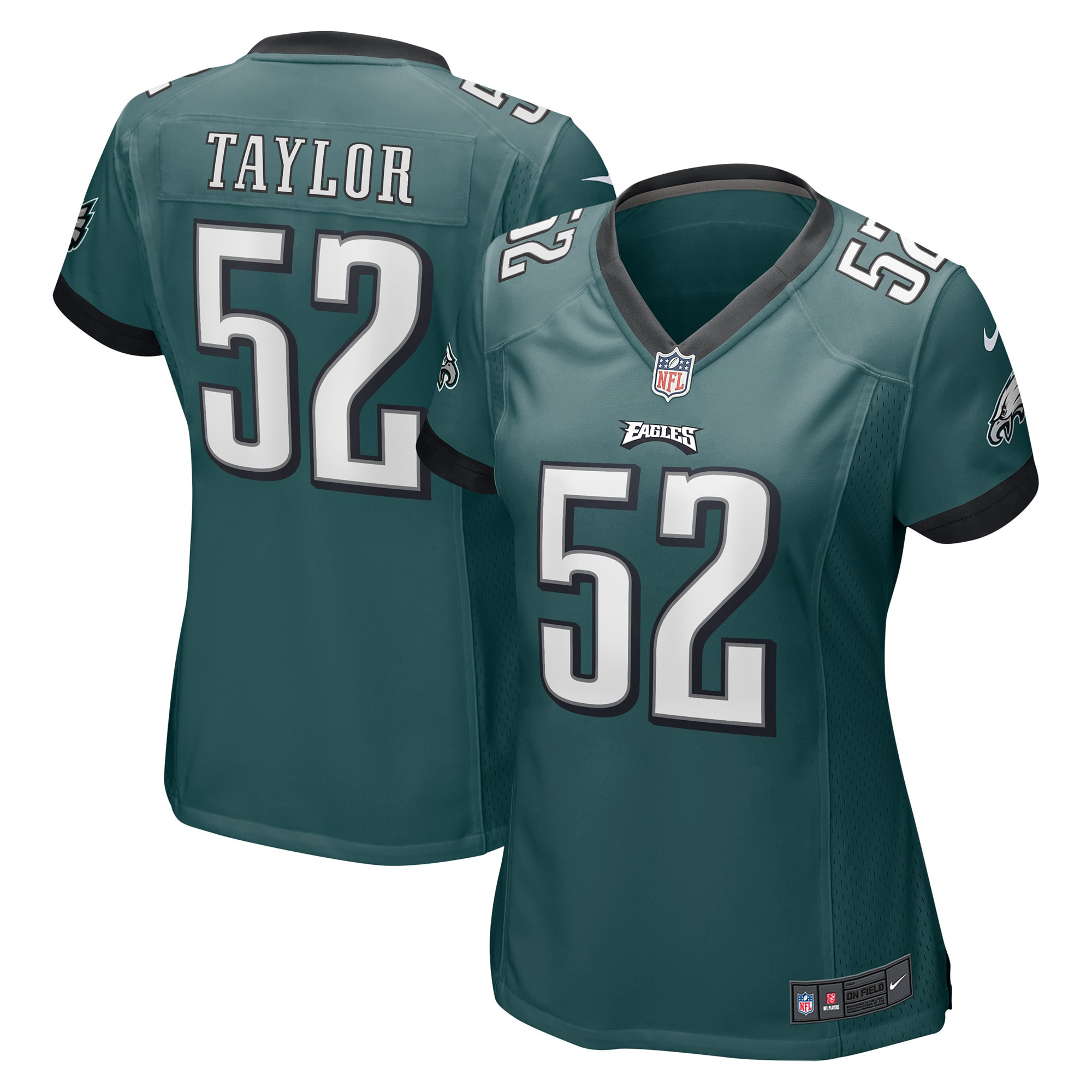 Davion Taylor Philadelphia Eagles Womens Game Jersey - Midnight Green Nfl