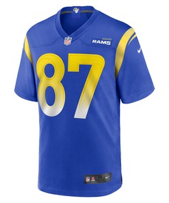 Davis Allen 87 Los Angeles Rams Home Game Jersey - Royal