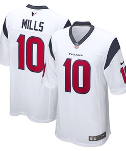 Davis Mills Houston Texans Game Player Jersey - White
