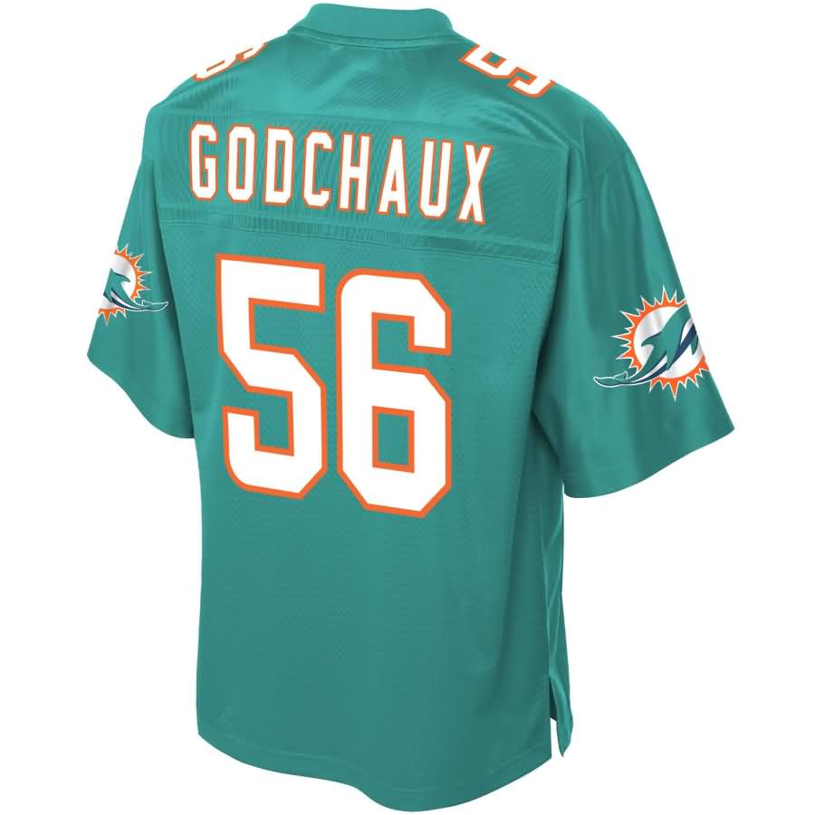 Davon Godchaux Miami Dolphins Nfl Pro Line Player Jersey - Aqua