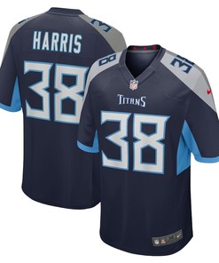 Davontae Harris 38 Tennessee Titans Home Game Player Jersey - Navy