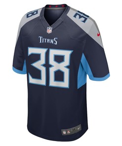 Davontae Harris 38 Tennessee Titans Home Game Player Jersey - Navy