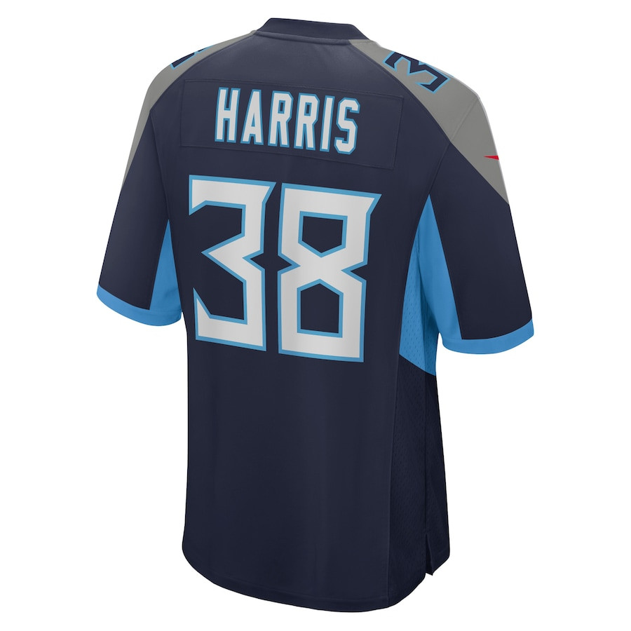 Davontae Harris 38 Tennessee Titans Home Game Player Jersey - Navy