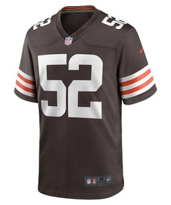 Dawson Deaton Cleveland Browns Game Player Jersey - Brown