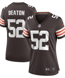 Dawson Deaton Cleveland Browns Women's Game Player Jersey - Brown