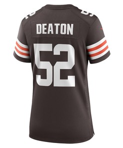 Dawson Deaton Cleveland Browns Women's Game Player Jersey - Brown