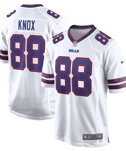 Dawson Knox 88 Buffalo Bills Away Game Player Jersey - White