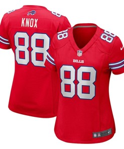 Dawson Knox 88 Buffalo Bills Women's Alternate Game Jersey - Red
