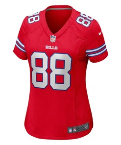 Dawson Knox 88 Buffalo Bills Women's Alternate Game Jersey - Red