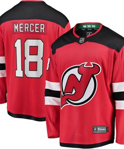 Dawson Mercer New Jersey Devils Fanatics Branded Home Breakaway Player Jersey - Red Nhl
