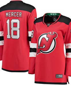 Dawson Mercer New Jersey Devils Fanatics Branded Womens Home Breakaway Player Jersey - Red Nhl