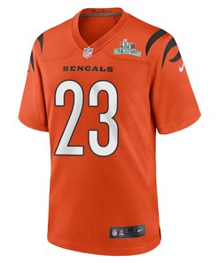 Dax Hill 23 Cincinnati Bengals Super Bowl LVII Champions Men Alternate Game Jersey - Orange