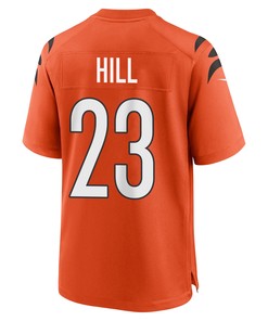 Dax Hill 23 Cincinnati Bengals Super Bowl LVII Champions Men Alternate Game Jersey - Orange