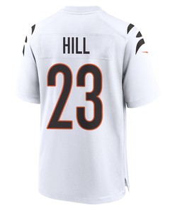Dax Hill 23 Cincinnati Bengals Super Bowl LVII Champions Men Game Jersey - White