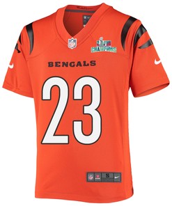 Dax Hill 23 Cincinnati Bengals Super Bowl LVII Champions Youth Alternate Game Jersey - Black