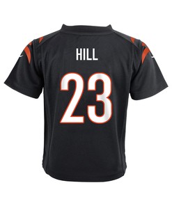 Dax Hill 23 Cincinnati Bengals Super Bowl LVII Champions Youth Game Jersey - Black