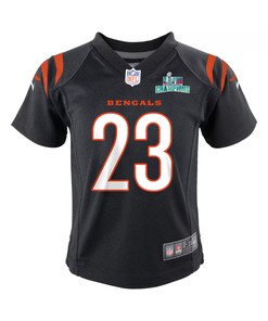 Dax Hill 23 Cincinnati Bengals Super Bowl LVII Champions Youth Game Jersey - Black