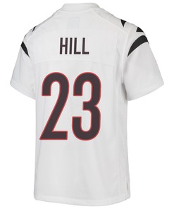 Dax Hill 23 Cincinnati Bengals Super Bowl LVII Champions Youth Game Jersey - White