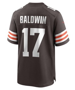 Daylen Baldwin Cleveland Browns Game Player Jersey - Brown