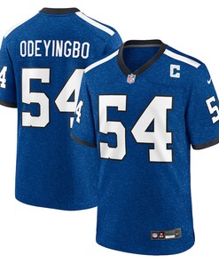 Dayo Odeyingbo 54 Indianapolis Colts Indiana Nights Alternate Game Men Jersey - Royal