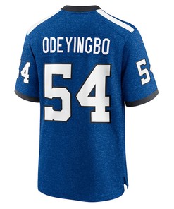 Dayo Odeyingbo 54 Indianapolis Colts Indiana Nights Alternate Game Men Jersey - Royal