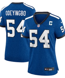 Dayo Odeyingbo 54 Indianapolis Colts Indiana Nights Alternate Game Women Jersey - Royal