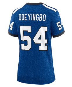 Dayo Odeyingbo 54 Indianapolis Colts Indiana Nights Alternate Game Women Jersey - Royal