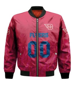 Dayton Flyers Bomber Jacket Logo Sport Ombre  - NCAA