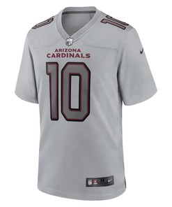 DeAndre Hopkins 10 Arizona Cardinals Men Atmosphere Fashion Game Jersey - Gray