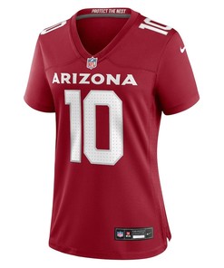 DeAndre Hopkins 10 Arizona Cardinals Women's Game Player Jersey - Cardinal