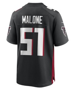 DeAngelo Malone Atlanta Falcons Game Player Jersey - Black