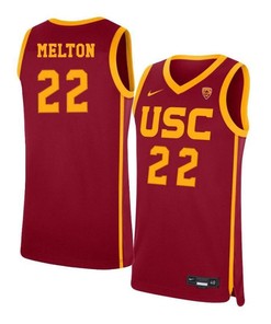 DeAnthony Melton 22 USC Trojans Elite Basketball Men Jersey - Red