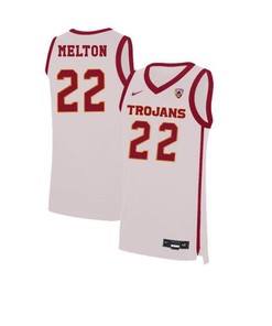 DeAnthony Melton 22 USC Trojans Elite Basketball Men Jersey - White