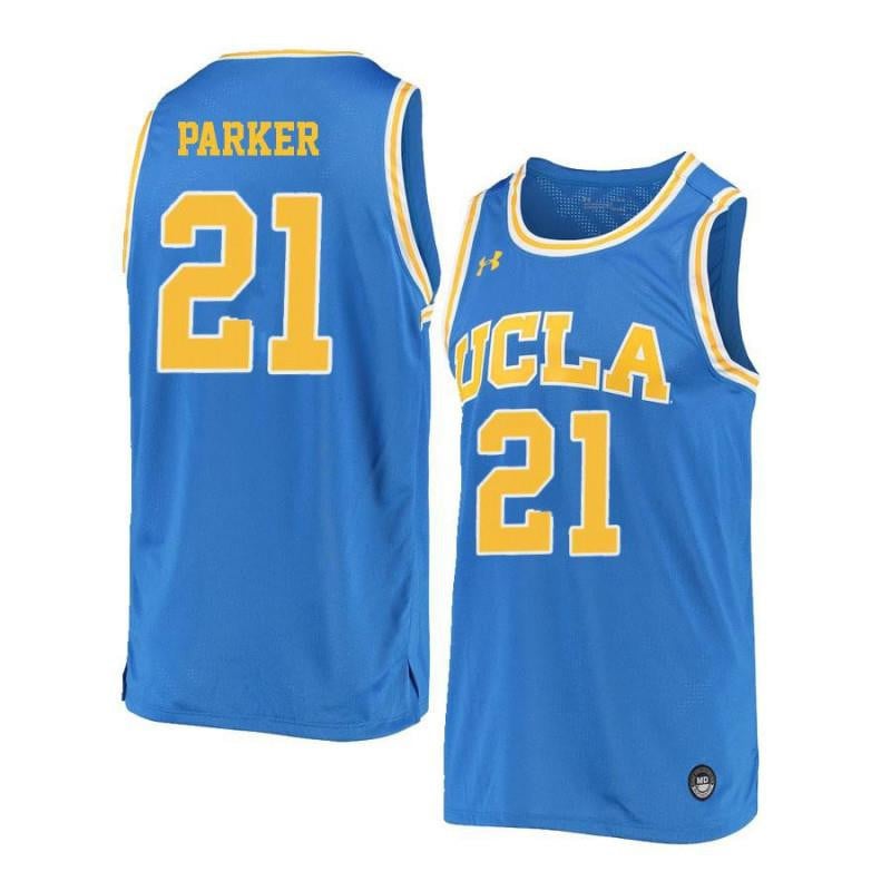 DeEnd Parker 21 UCLA Bruins Retro Elite Basketball Men Jersey - Blue
