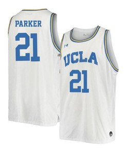 DeEnd Parker 21 UCLA Bruins Retro Elite Basketball Men Jersey - White