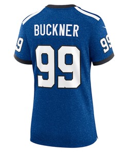 DeForest Buckner 99 Indianapolis Colts Indiana Nights Alternate Game Women Jersey - Royal