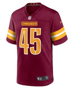 De'Jon Harris Washington Commanders Game Player Jersey - Burgundy